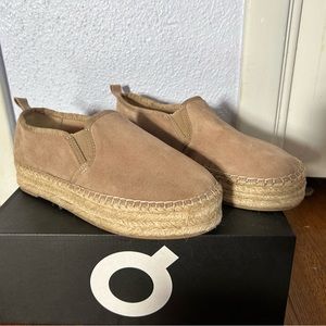 Sam Edelman Tan Suede Espadrilles
